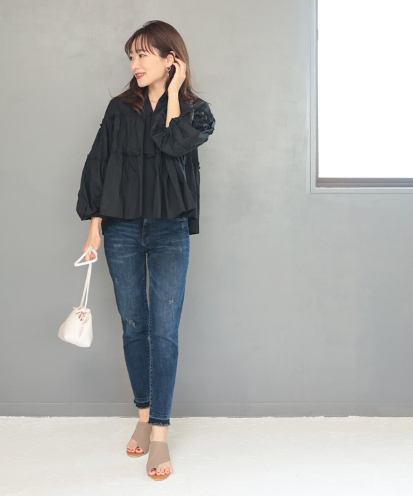 2021春夏新作/親指トングのクリアヒールサンダル