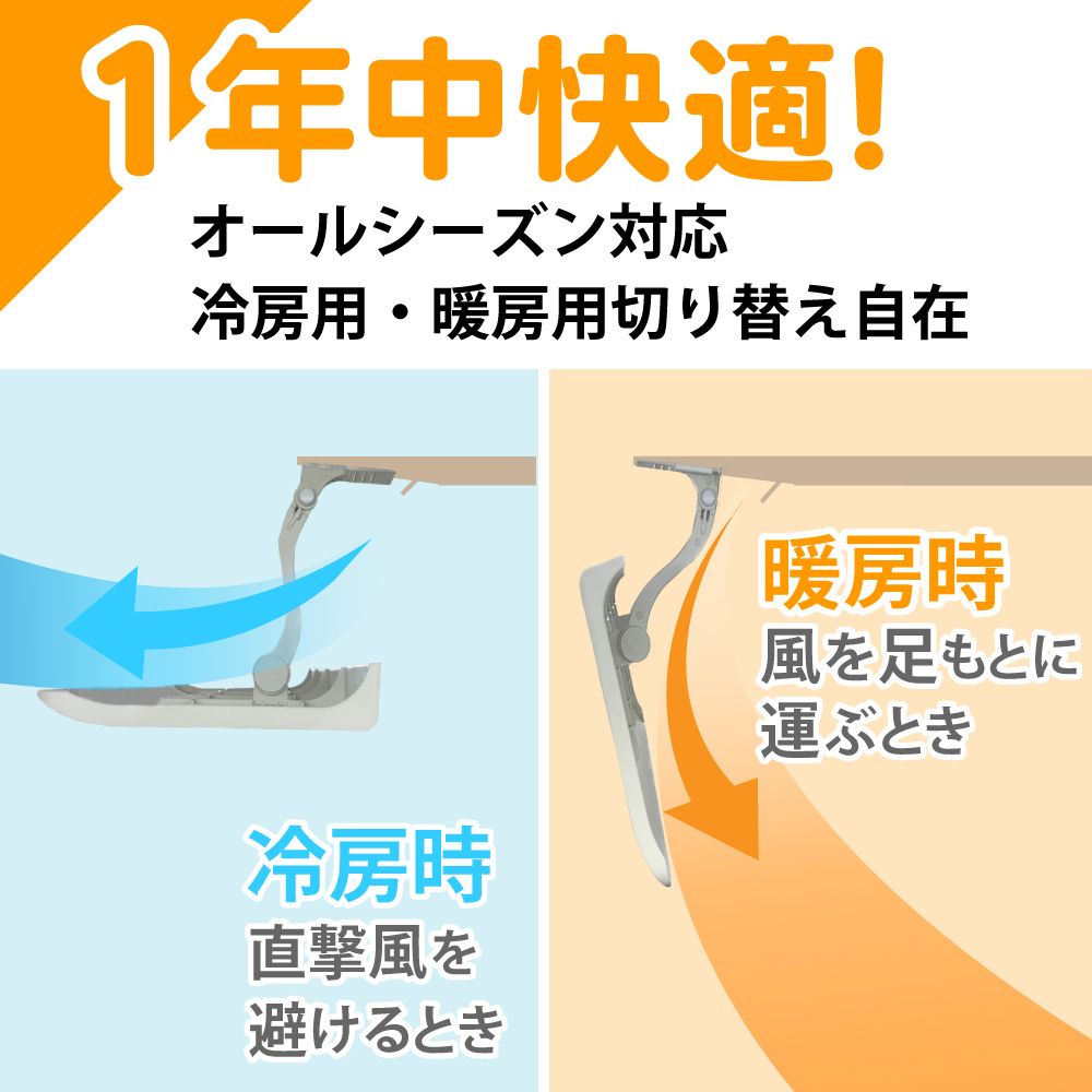 日本製エアーウィングプロエアコン風よけシリーズ累計350万台突破組立済風よけ風向き調整風除けエアコンルーバールーバー吹き出し口エアコン風よけカバー風よけカバー業務用エアコン直撃寒い節電軽量冷房風向調整