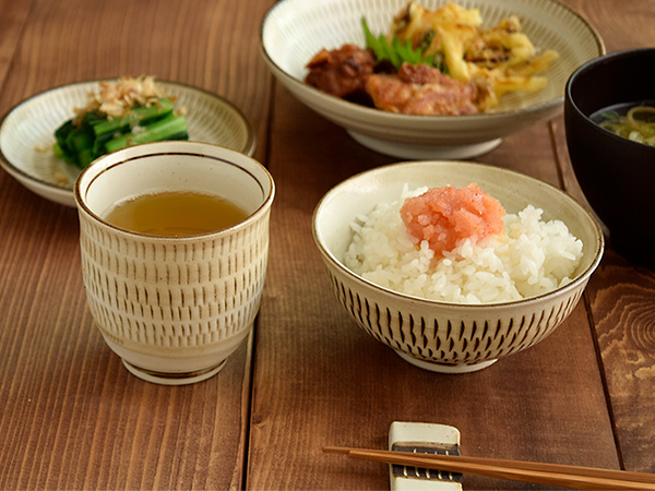 お茶碗美濃民芸和食器茶碗/ご飯茶碗/おちゃわん/お茶わん/ライスボウル/ボウル/素朴/ナチュラル/食器/業務用/おしゃれ
