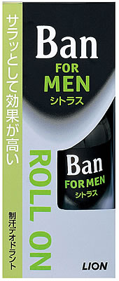 ライオン Ban バン 男性用ロールオン 30mL 制汗剤 ライオン Ban バン 男性用ロールオン 30mL 制汗剤