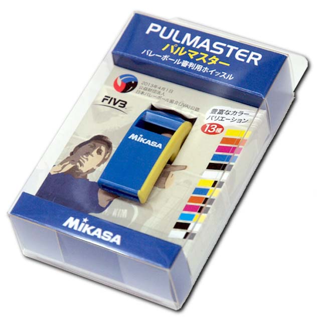 【バレーボール審判用ホイッスル】ミカサホイッスル/パルマスター(PULMASTER)全7色【吹きやすく、高音を出しやすい!】JVA認定/FIVA