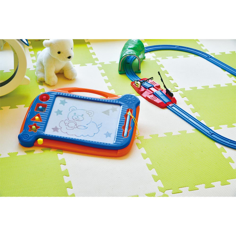 わくわくカラフルお絵かきボードおもちゃ子供こども学習タブレットスタンプ付き磁石マグネット大きめサイズ幼児お絵かき落書き男の子女の子2歳3歳玩具知育卒園祝い入園祝いプレゼントグッズ【あす楽対応】【コンビニ受取対応商品】【ラッピング不可】