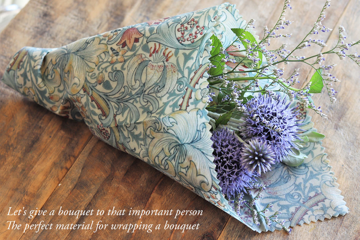 Jubileeジュビリーウィリアムモリスデザインミツロウワックスラップ3枚セット花柄天然蜜蝋キッチンツールオリジナルパッケージ付きエコサステナブルギフトプレゼント