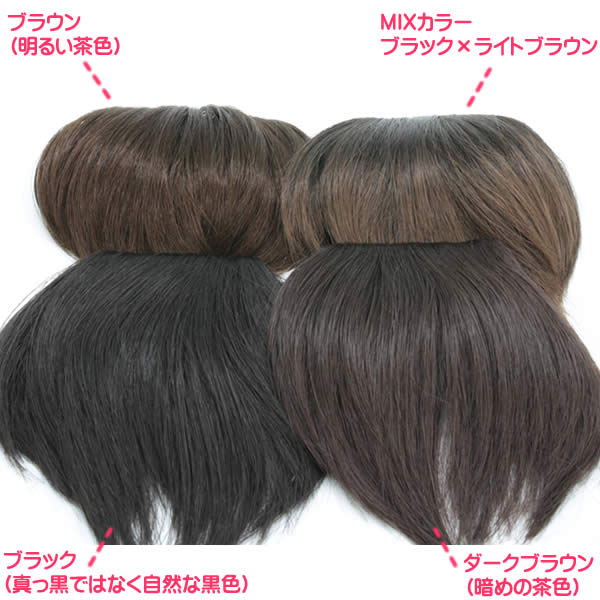 前髪ウィッグヘアピース耐熱ストレート送料無料かつら部分ウィッグポイントウィッグつむじカバー人気lw06