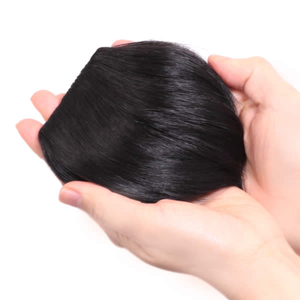 前髪ウィッグウィッグ部分ウィッグ前髪ヘアピースストレートかつらポイントウィッグつむじカバー円形脱毛症f3wig