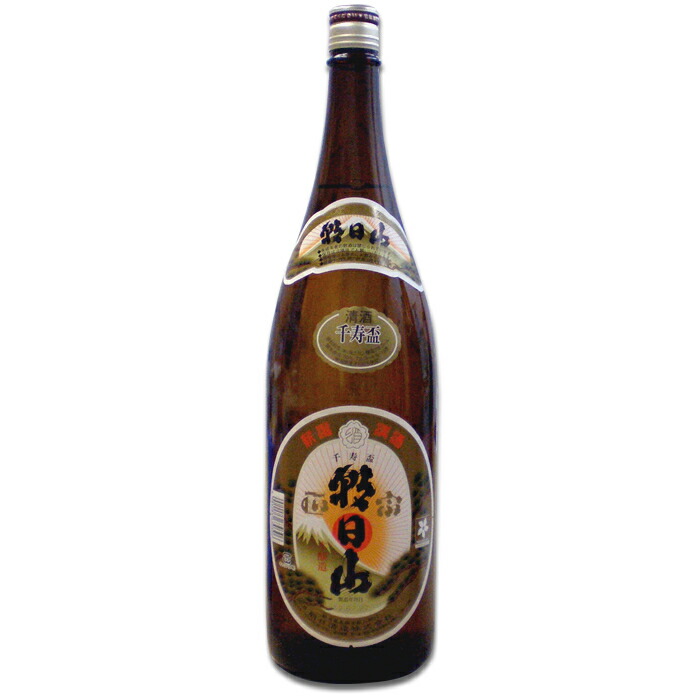 朝日山千寿盃(せんじゅはい)1800ml【本醸造酒,朝日酒造】